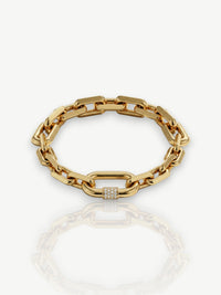 Pavé Hardware Link Bracelet