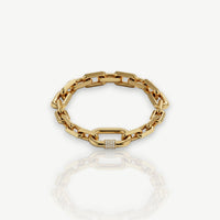 Pavé Hardware Link Bracelet