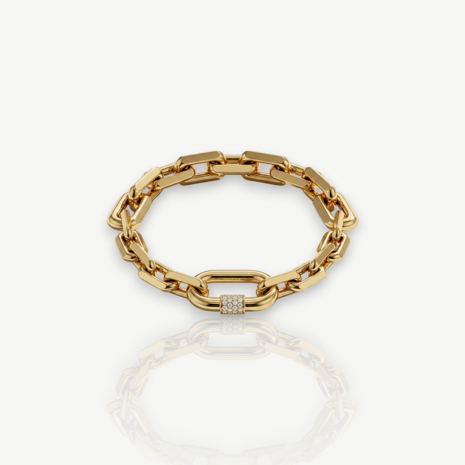 Pavé Hardware Link Bracelet