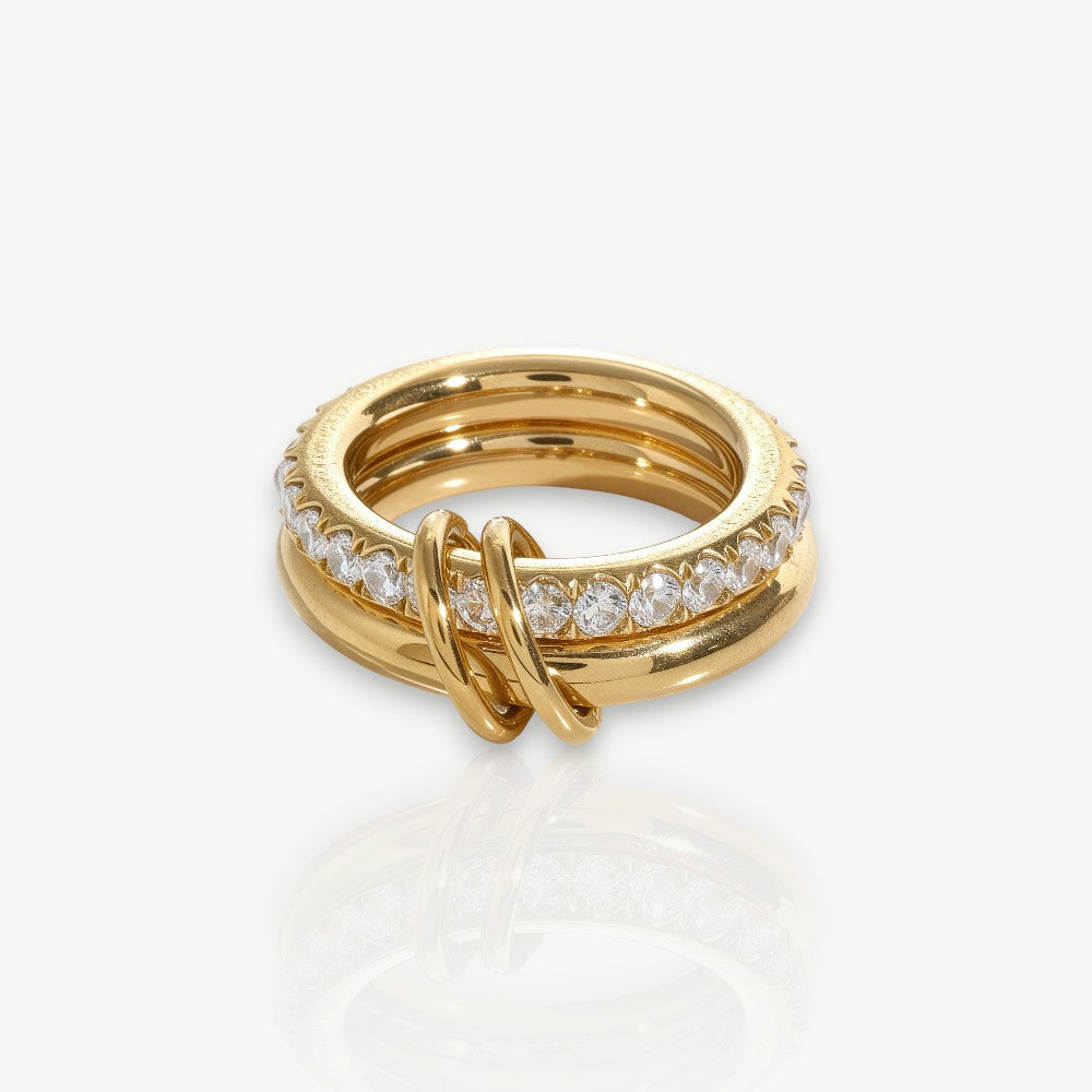 Chunky Hollow Organic Ring