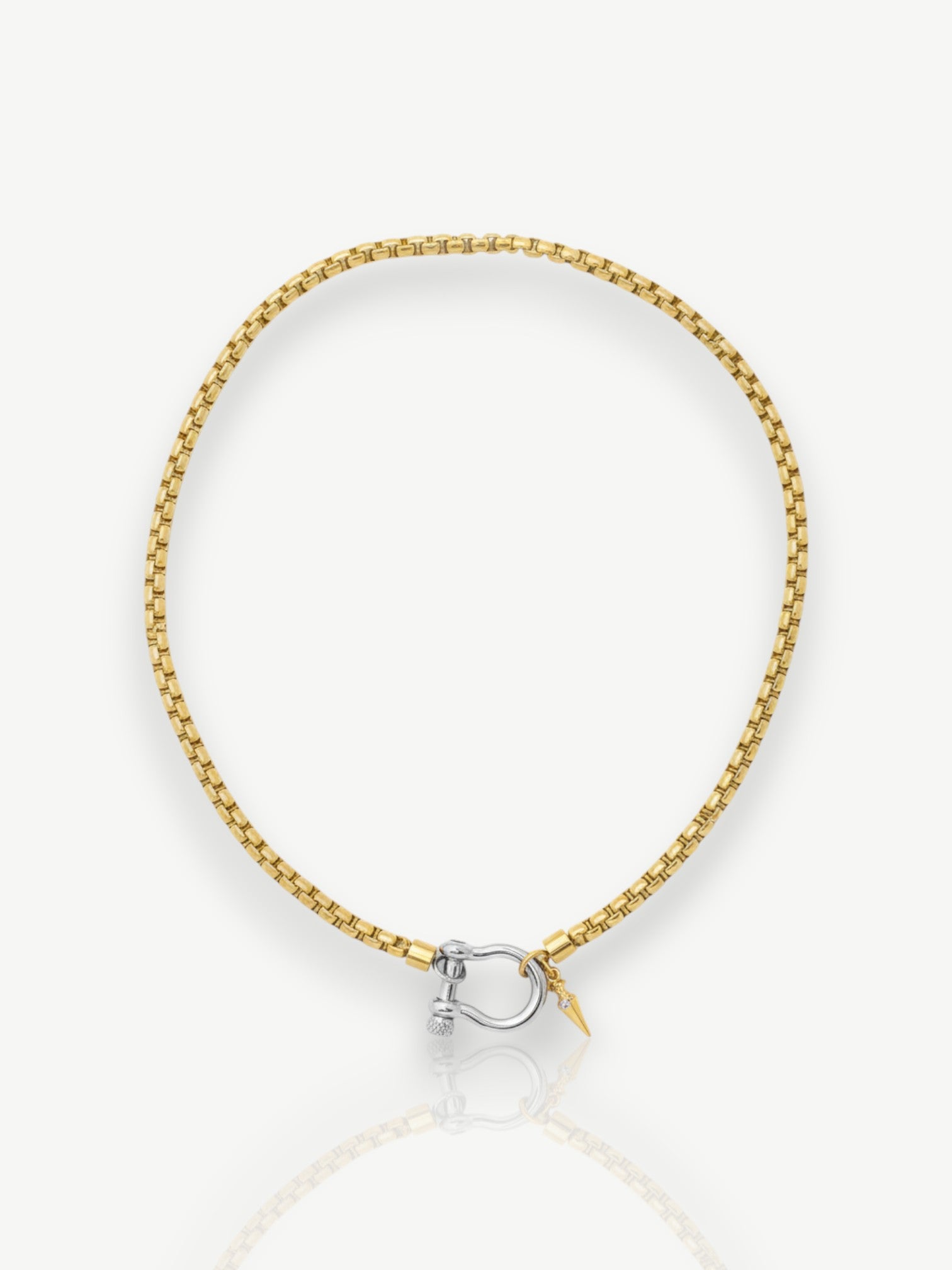 Shackle Spike Necklace