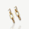 Cubic Chain Link Earrings
