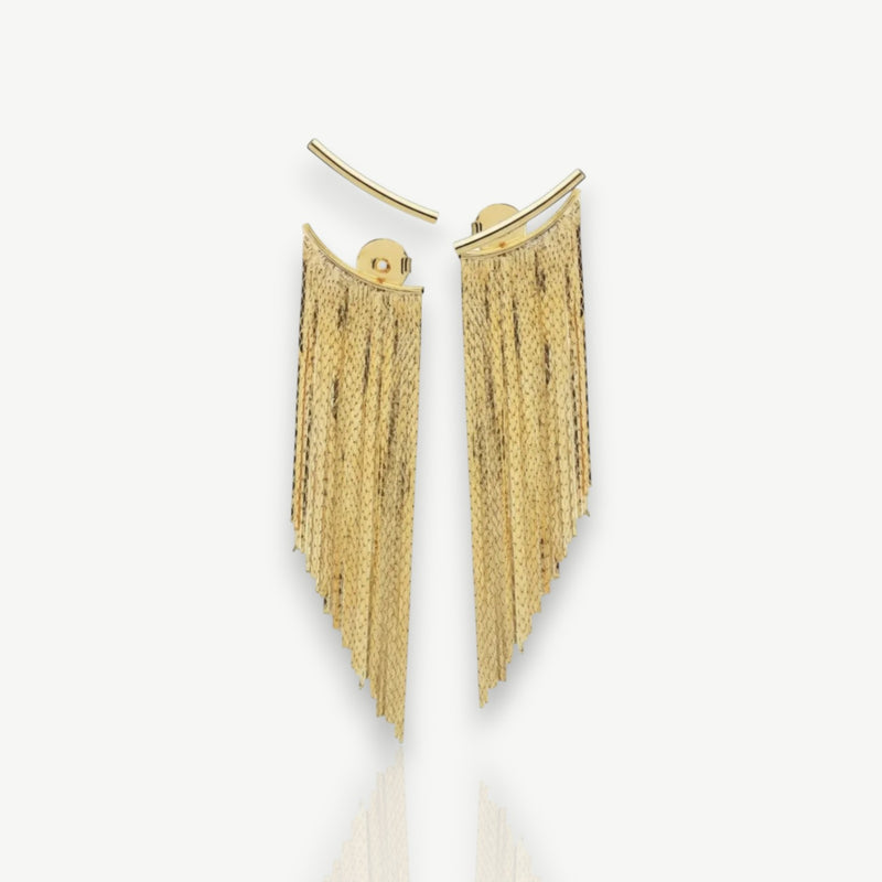 Fringe Wing Earrings
