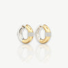 French Retro Two-Tone Hoops
