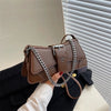 Chain Brown Leather Bag - Nahzshop