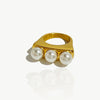 Pearls Gold Ring - nahzshop