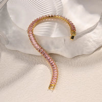 Pink Zirconia Bracelet- Nahzshop