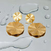 Double Disc Earrings - Nahzshop