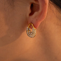 Bag Shape Stud Earrings - Nahzshop