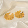 Ruffle Fan Earrings - Nahzshop