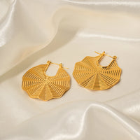 Ruffle Fan Earrings - Nahzshop