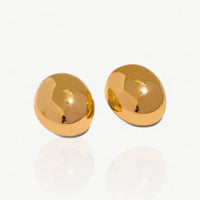 Big Oval Geometric Earring - nahzshop