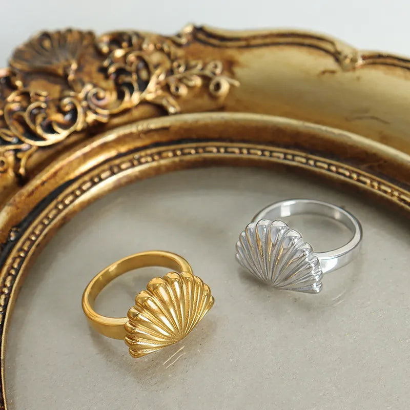 Gold Shell Ring - Nahzshop