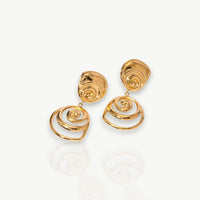 Spiral Drop Earrings