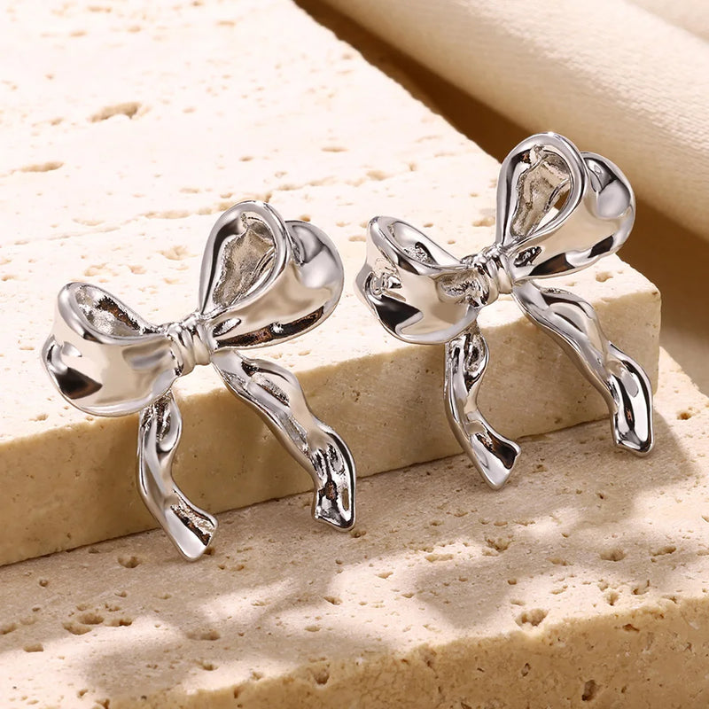 Bow Earrings - Nahzshop