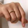 Braided Pearl Ring - Nahzshop