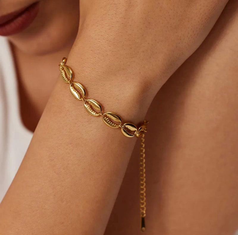 Gold Shell Bracelet - Nahzshop