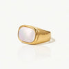 Stone Signet Ring - Nahzshop