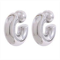 Small Thick Hoop Earrings- Nahzshop