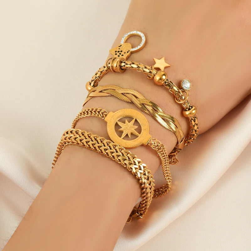 Crossover Chain Bracelet - Nahzshop