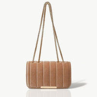 Velvet Chain Crossbody Bag - Nahzshop