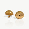 Half Round Stud Earring - nahzshop