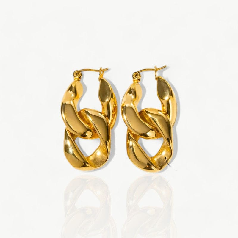 Thick Chain Earrings - nahzshop