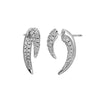 French Retro Golden Horn Earrings