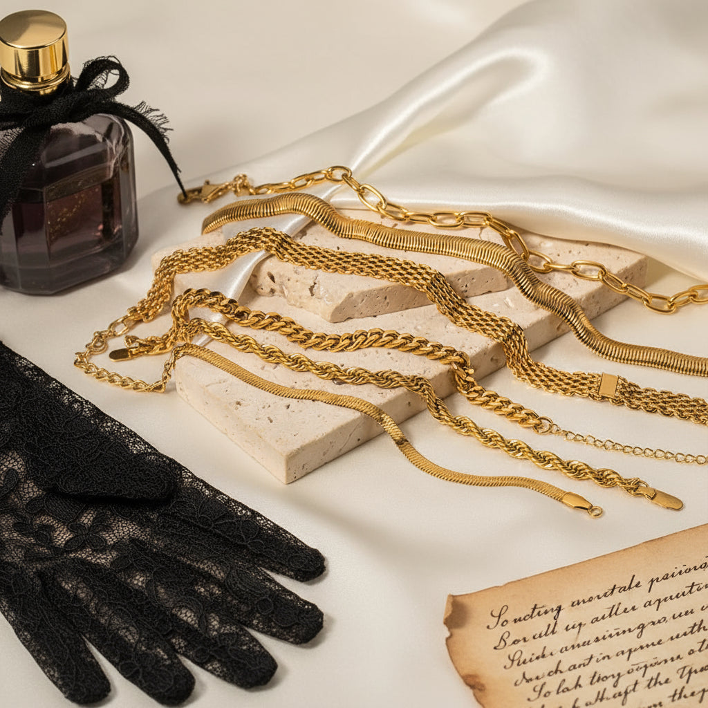 Luxe Texture Bracelet Stack Set