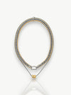 Dual-Tone Pendant Necklace