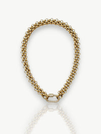 Double Chain Buckle Necklace