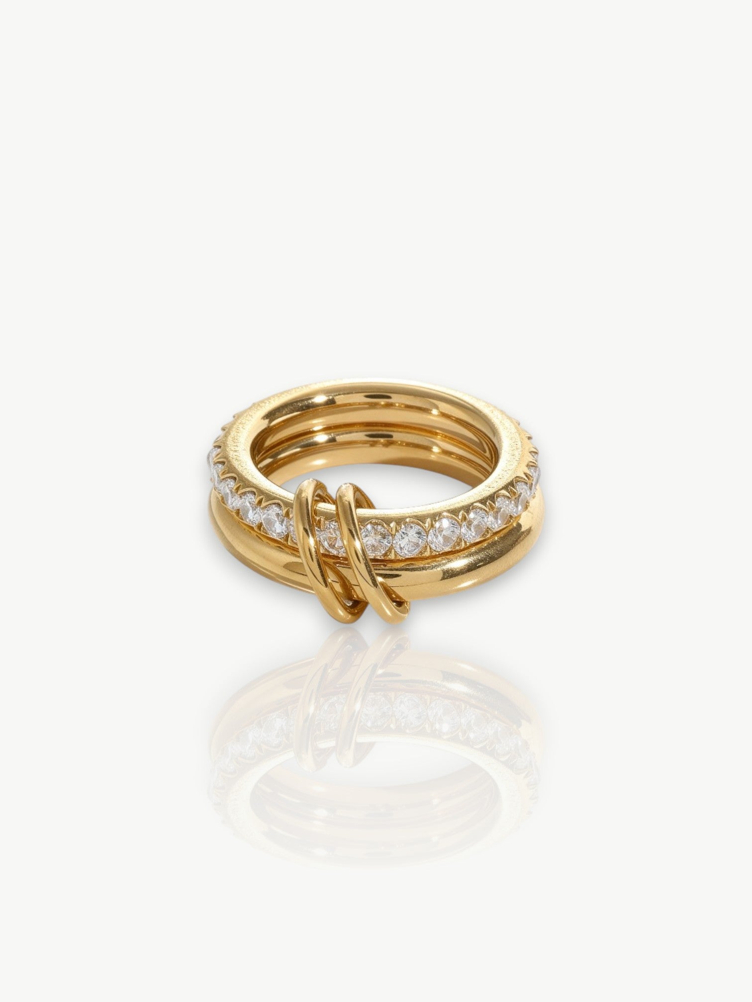 Chunky Hollow Organic Ring