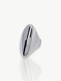 Silver Oval Statement Ring