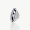 Silver Oval Statement Ring