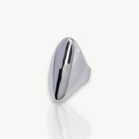 Silver Oval Statement Ring