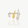 Sculptural Double Finger Ring