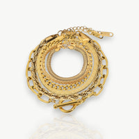 Luxe Texture Bracelet Stack Set
