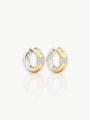 French Retro Two-Tone Hoops