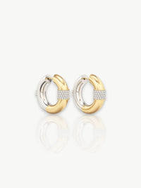 French Retro Two-Tone Hoops