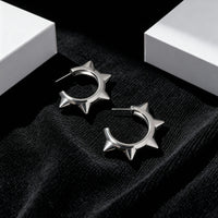 Spike Hoop Earrings