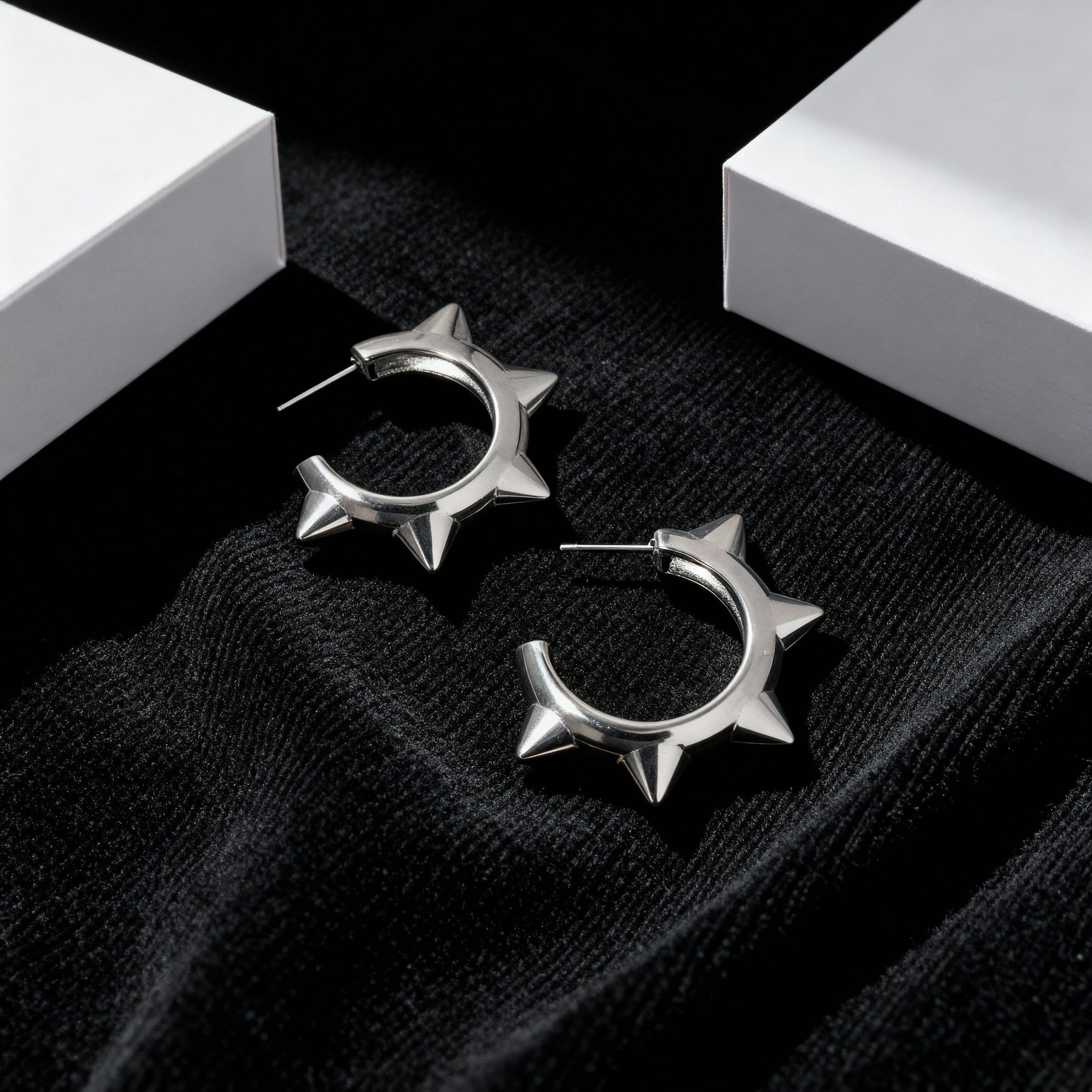 Spike Hoop Earrings
