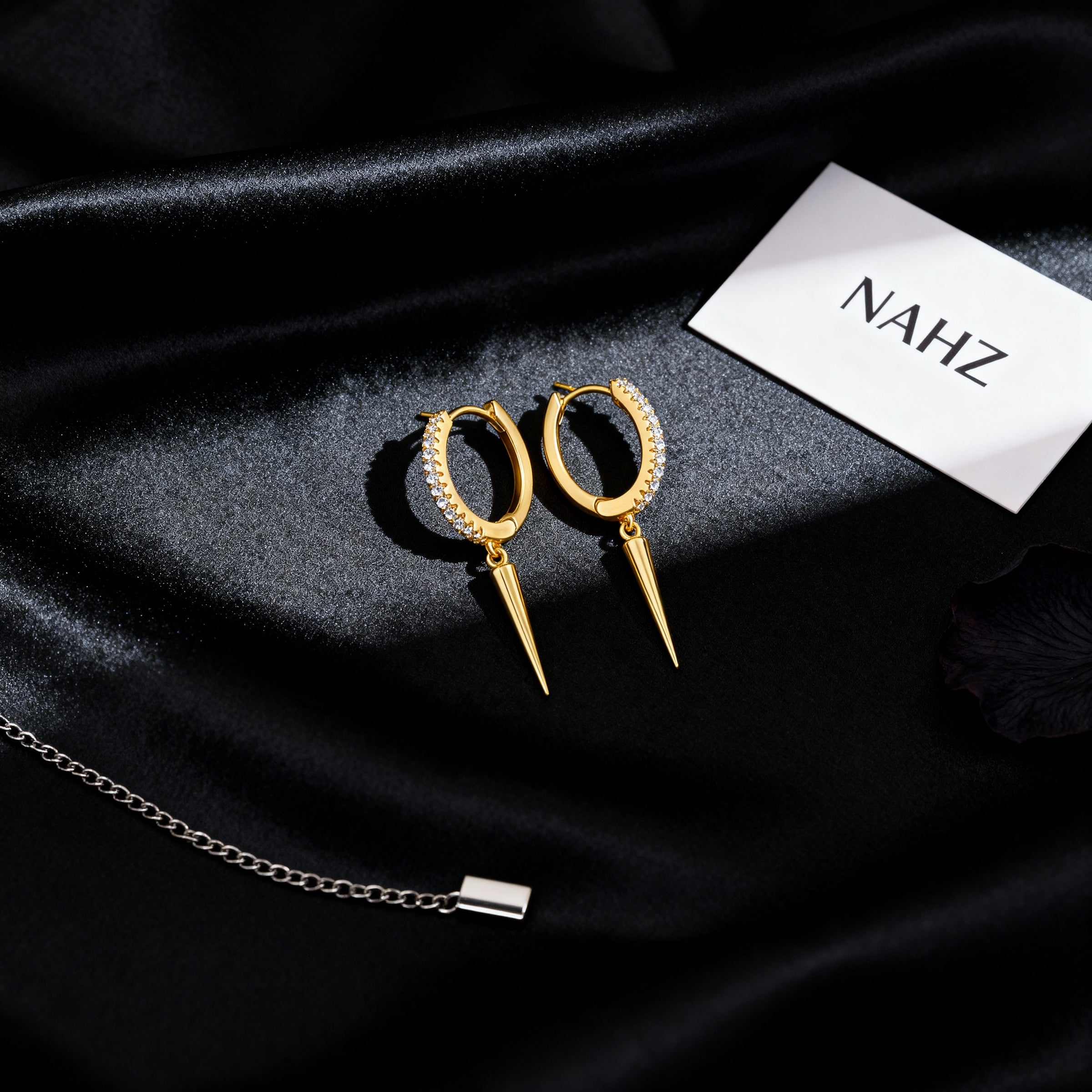 Spike Charm Earrings