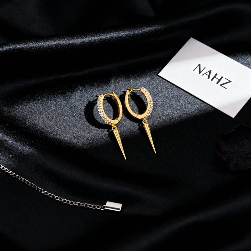 Spike Charm Earrings