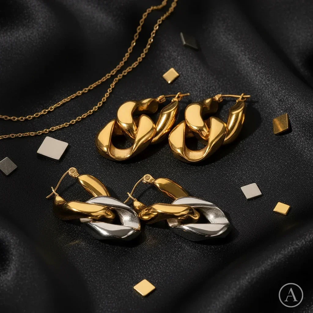 Thick Chain Earrings