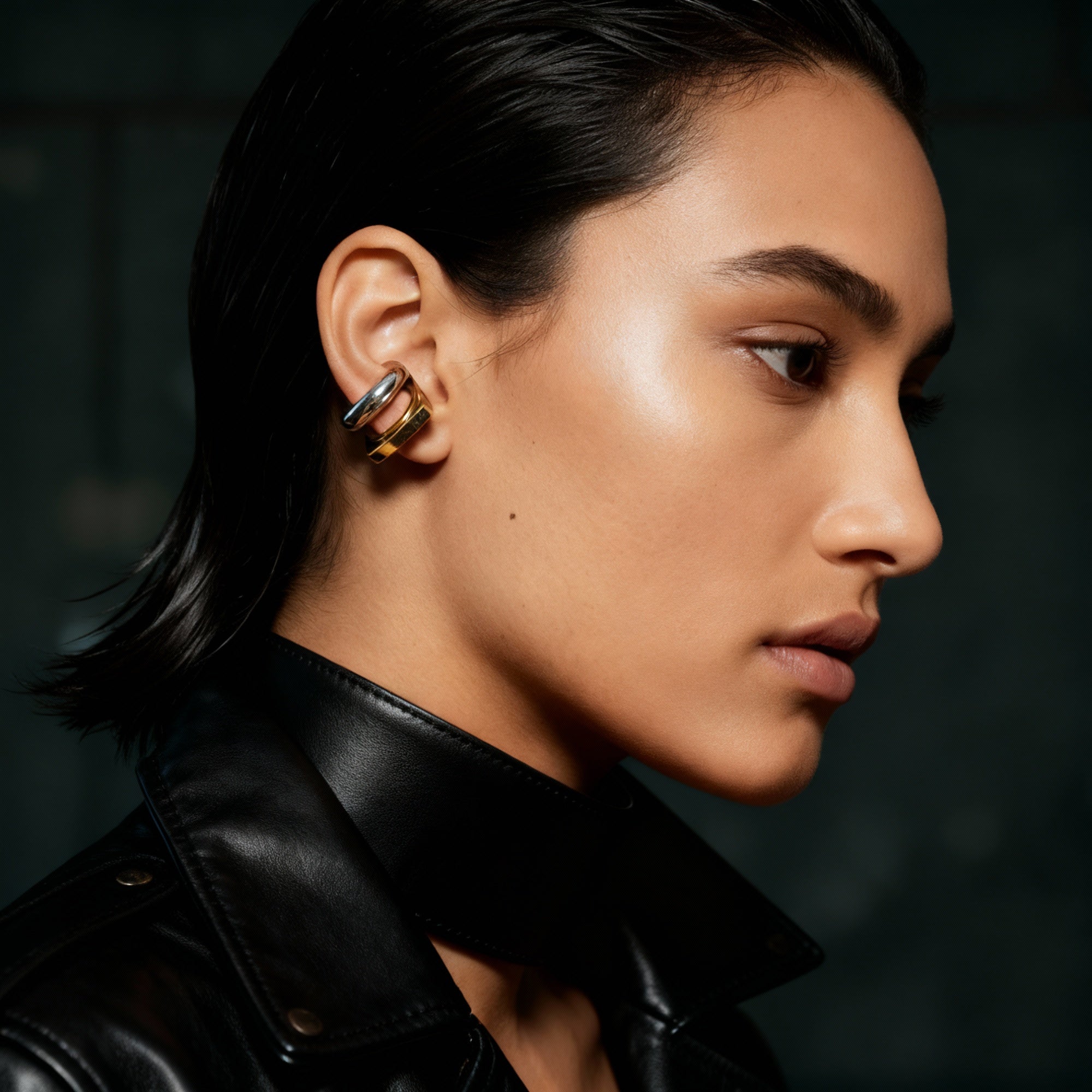 Dual Chain Ear Cuff