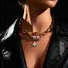 Star Pendant Chain Necklace