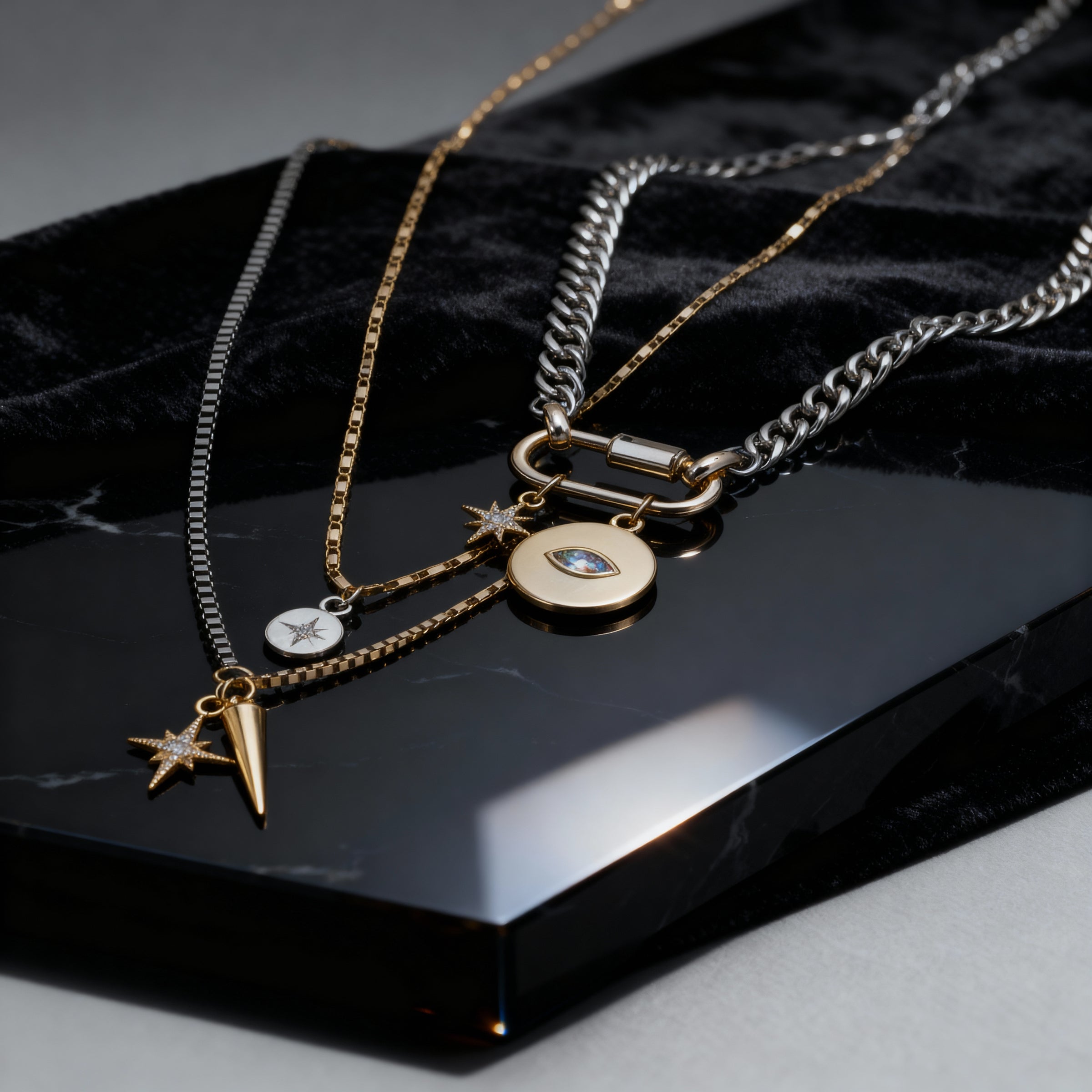 Eclipse Vision Layered Necklace