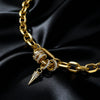 Spike Pendant Chain Necklace