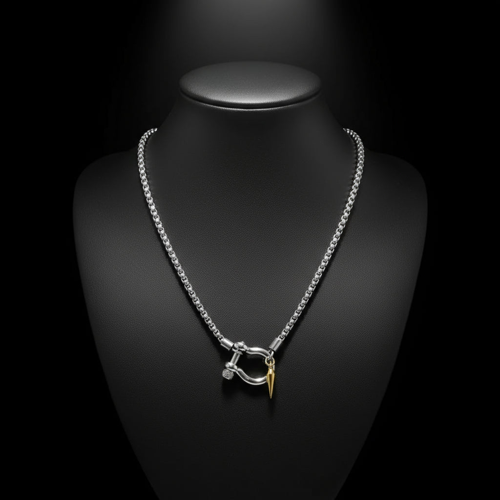 Shackle Spike Necklace