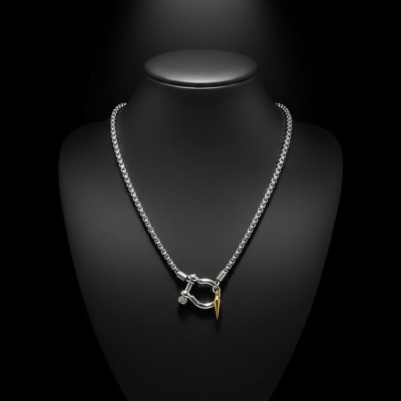Shackle Spike Necklace